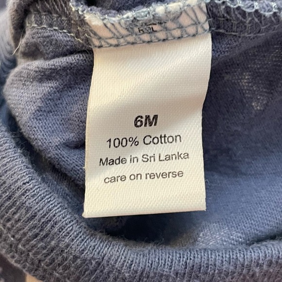 Jumping Beans Long Sleeve Bodysuit Blue Constellations Woodland Animals 6 Months - Picture 5 of 5